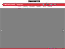 Tablet Screenshot of ip-produkter.fi